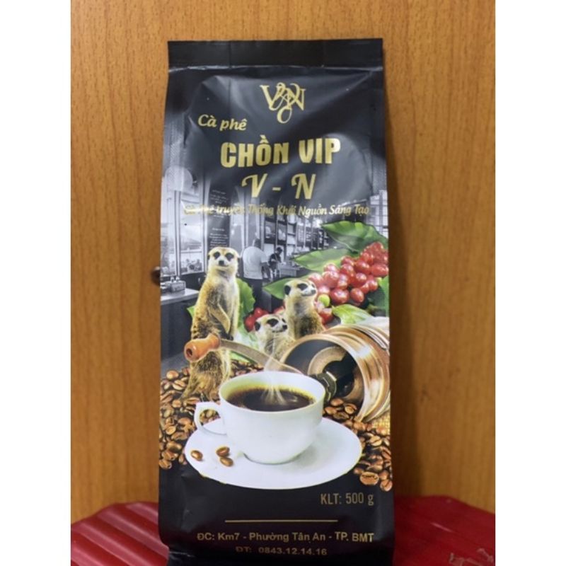 Cà phê chồn tây nguyên 100% - túi 500gr truyền thống