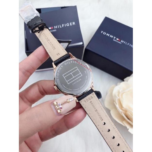 (Sale) Sale [Có clip] Đồng Hồ Da Nữ Tommy Hilfiger 1781718 (có hình thật)