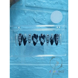 Nail box - Móng up thiết kế : Thỏ đen cute
