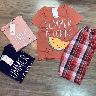 #Bộ mặc nhà dưa hấu SUMMER siêu mát