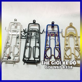 Gác baga exciter 150 - baga giữa ex 150 inox, titan, vàng, đen - võng baga xe ex 150, mx king
