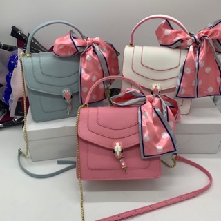 Túi xách bvl đầu rắn ( vỡ hộp tặng kèm khăn )