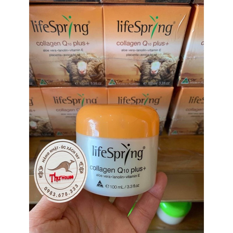 Kem Collagen Nhau Thai Cừu Q10 Trắng Da Mờ Nám