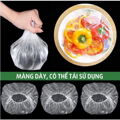 Đồ gia dụng nhà bếp - Túi Bọc thực phẩm set 100cai tiện dụng