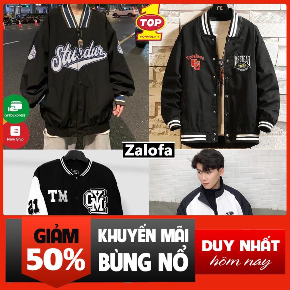 SALE Áo khoác Bomber dù Unisex Ulzzang nam nữ Nhiều Mẫu Hot Áo Bomber dù 2 lớp lên from mặc siêu đẹp Zalofa