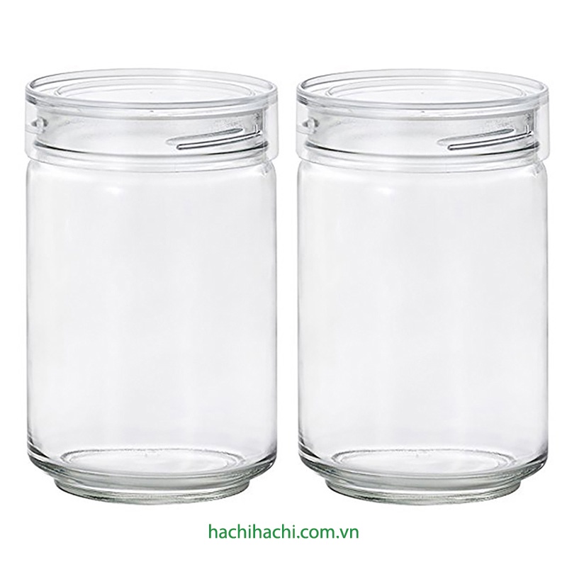 Hũ thủy tinh nắp nhựa Aderia1L - Hachi Hachi Japan Shop