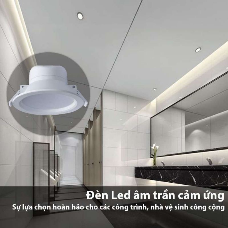 Đèn LED Âm Trần Cảm Ứng VI Sóng  KAWASAN MSD5W Ánh sáng trắng