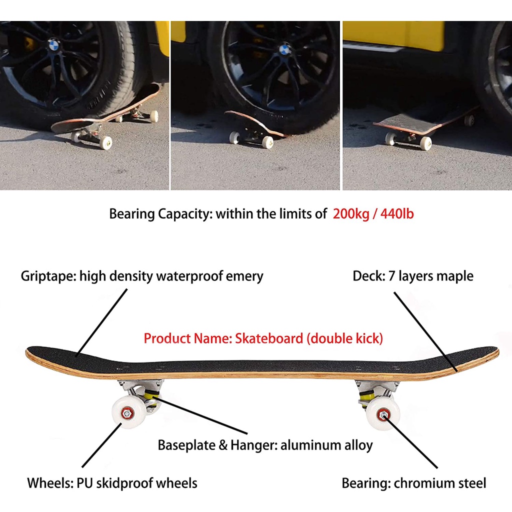 Ván trượt chuyên nghiệp Skateboard Puente giúp bạn tập kỹ thuật trick chuyên nghiệp