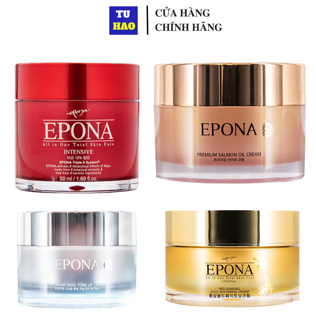 Kem Dưỡng Epona Premium Salmon Cream Phục Hồi Da Hư Tổn Chiết Xuất Dầu Cá Hồi 50ml - Từ Hảo #2