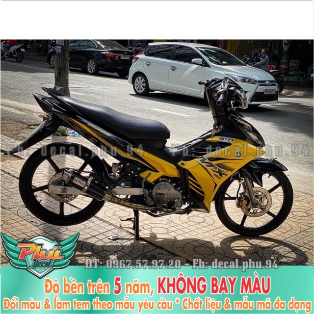 Tem rời EXCITER 135 Mx Vàng Đen 2020 -1