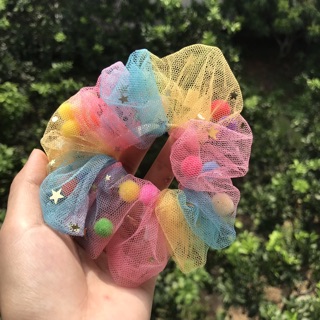 - Dây buộc tóc SCRUNCHIES GALAXY 2 lớp