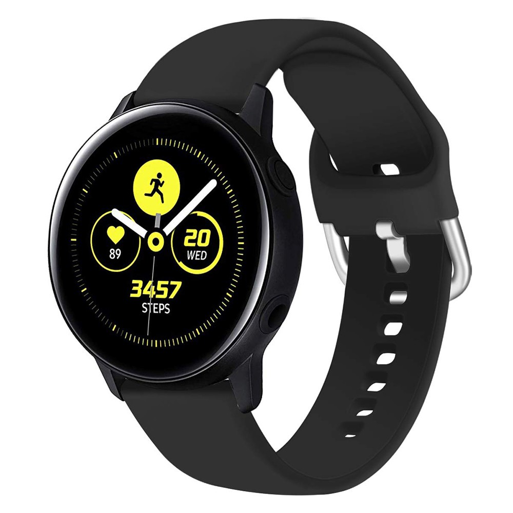 Dây Đeo Thay Thế Bằng Silicon 20mm 22mm Cho Đồng Hồ Samsung Galaxy Watch Active 42mm Gear S2 Classic