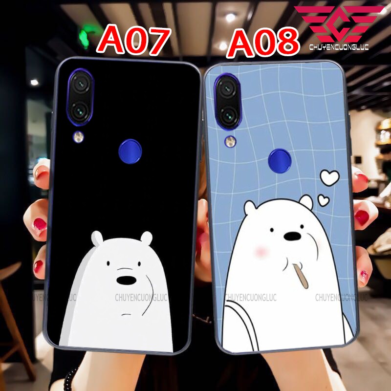 ỐP LƯNG XIAOMI REDMI 7/ NOTE 7/ 7 PRO IN HINH WE BARE BEARS ĐÁNG YÊU