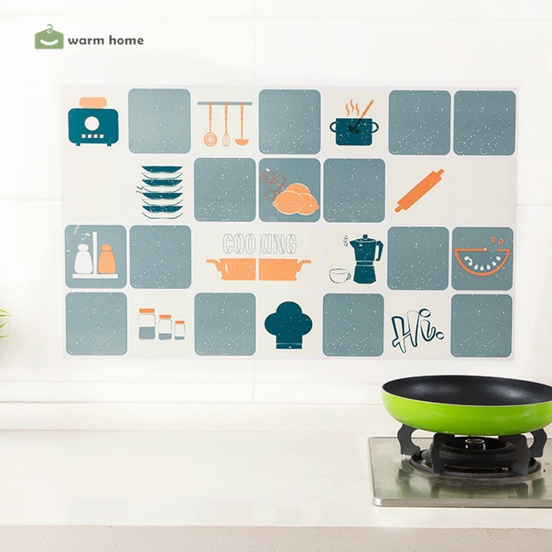 Giấy Dán Tường Chống Thấm Nước Trang Trí Nhà Bếp