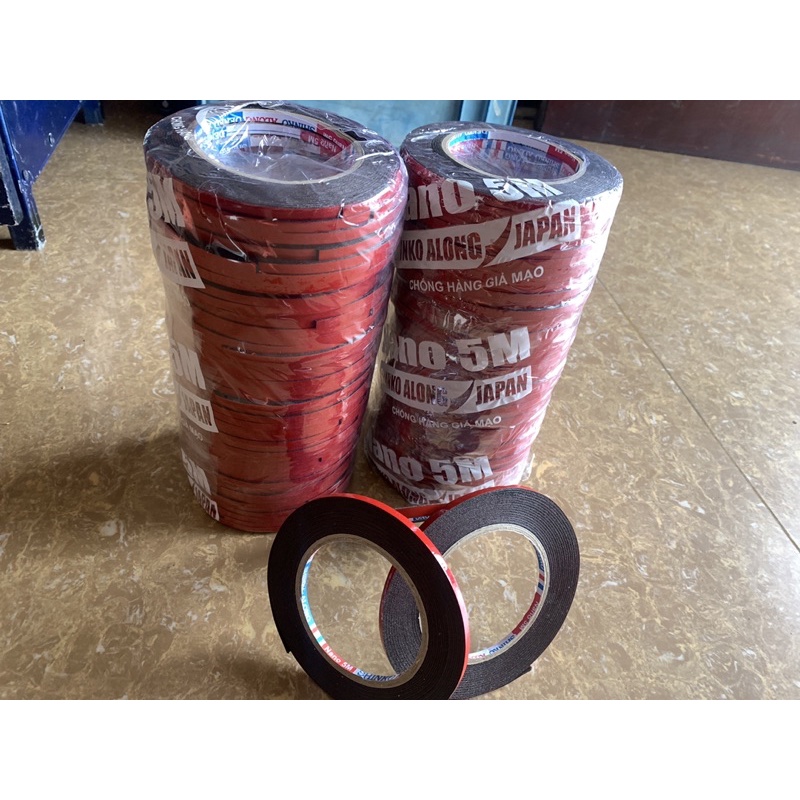 Băng keo xốp 2 mặt chống nước biển số (1cây/~50cuộn)