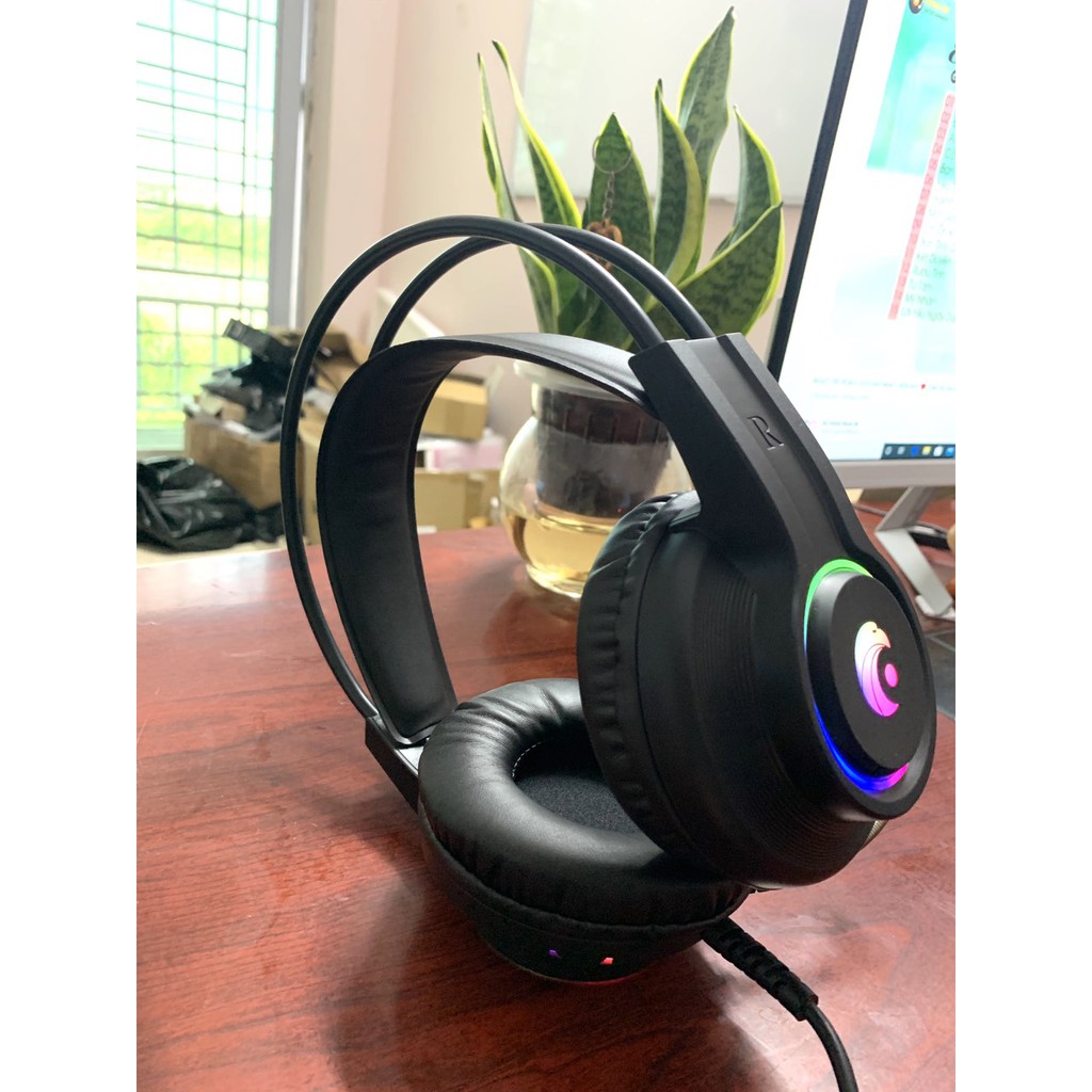 Tai nghe gaming Goldtech LD88 led RGb jack kết nối 3.5 | BigBuy360 - bigbuy360.vn