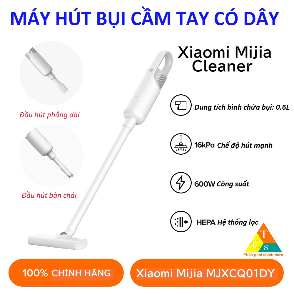 Máy hút bụi cầm tay Xiaomi Mijia MJXCQ01DY lực hút 16kPa