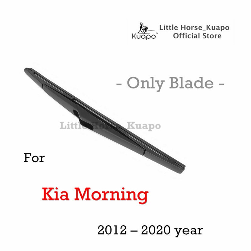 Cần gạt nước sau mang nhãn hiệu Kuapo cho Kia Morning đời 2012 đến 2020 (1 miếng gạt nước phía sau ô tô) lưỡi gạt nước phía sau buổi sáng kia