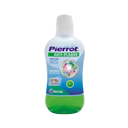 Nước Súc Miệng Pierrot 500ml Cho Răng Nhạy Cảm, Trẻ Em, Chống Hình Thành Mảng Bám, Bảo Vệ Toàn Diện Cho Răng