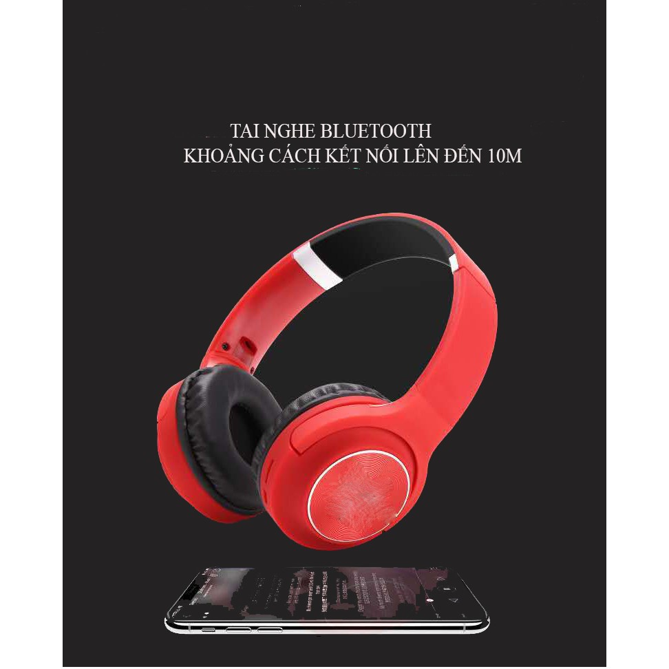 Tai Nghe Không Dây ❤️FREESHIP❤️ Tai Nghe Bluetooth Chụp Tai ST-30 Rảnh Tay Có Micro