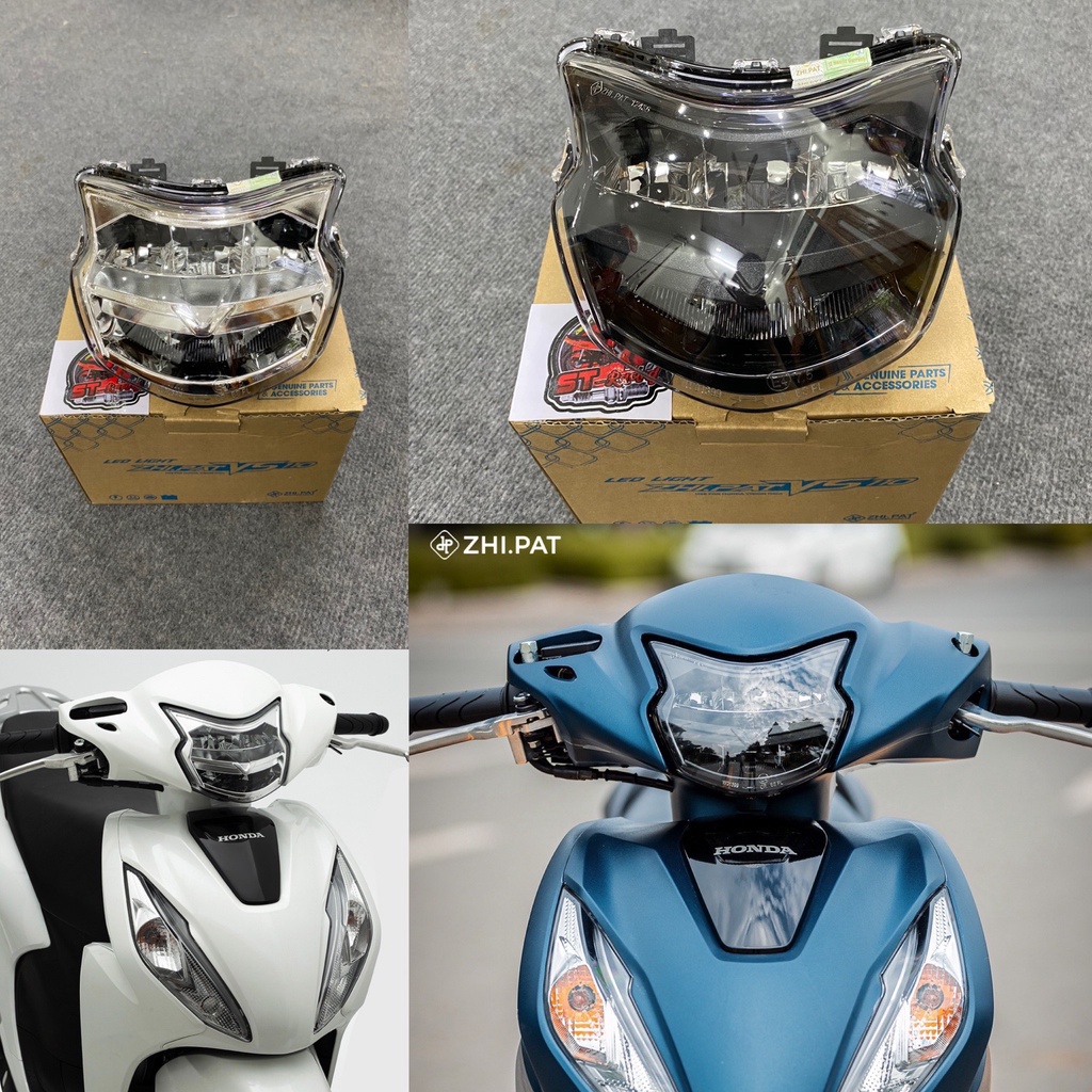 Đèn Pha led 2 tầng Vision 2021 2022 - Hàng chính hãng mới - chóa đèn pha led vision 2021 110 - Zhipat