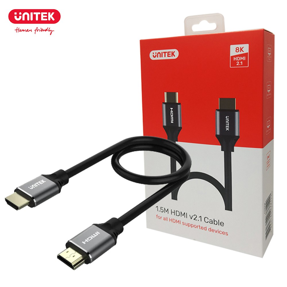 cáp hdmi v2.1 Unitek 1.5m c137w 8k