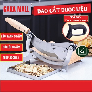 Dao cầu thái đa năng, thái thuốc dược liệu, thái nấm kd0281, đổi lỗi 3 năm, thép 30cr13, inox 430 - tặng tay mài dao