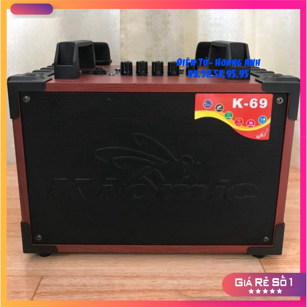 [Mã ELHACE giảm 4% đơn 300K] - Kiomic K69 - Loa kéo karaoke mini mới nhất 2020