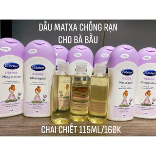 Tinh dầu- Sữa Tắm- Lotion cho mẹ bầu Bubchen mama massage oil