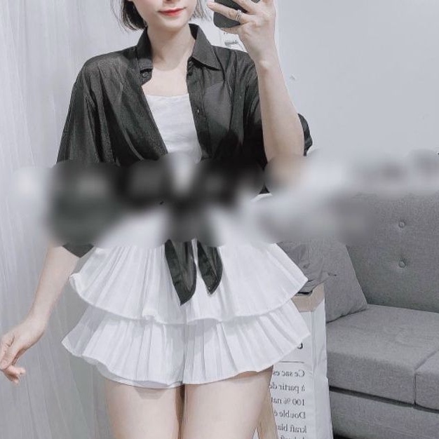 Áo sơ mi vôn CE tay lỡ vải đẹp mát có đủ màu