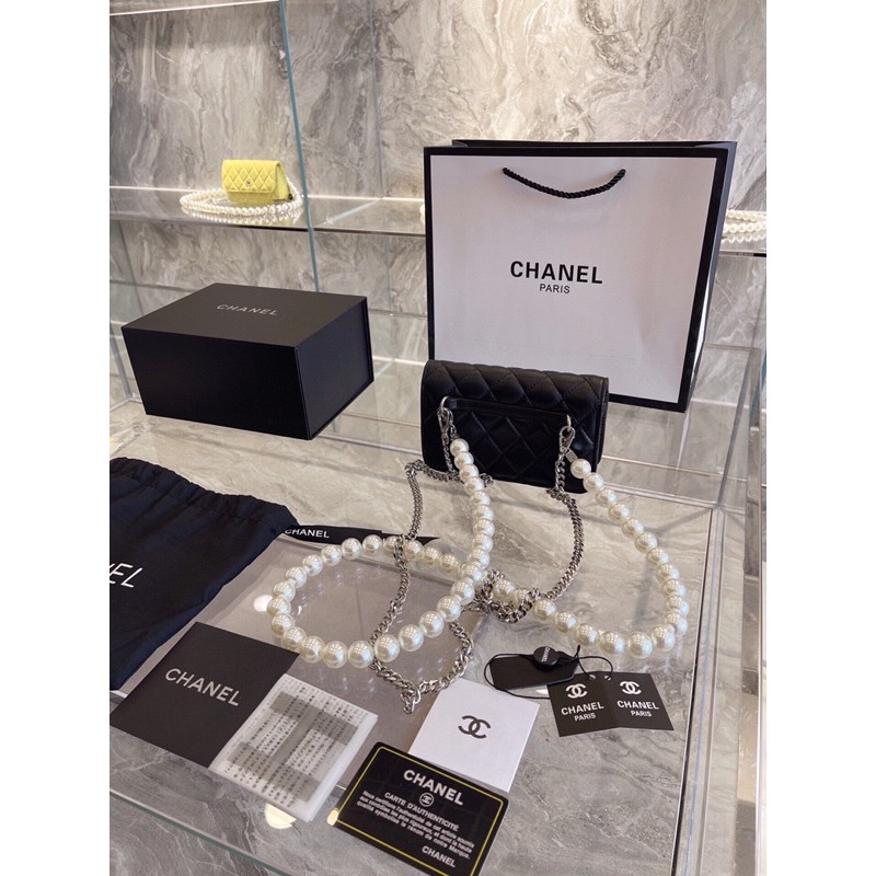 Túi Chánel chất da thật sz 17 Hàng Supper order trung