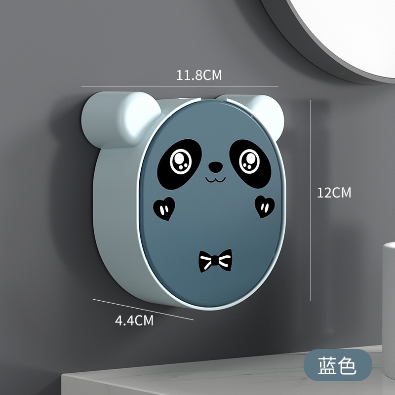 Khay Đựng Xà Phòng Gắn Tường Hình Gấu Trúc Hoạt Hình Dễ Thương