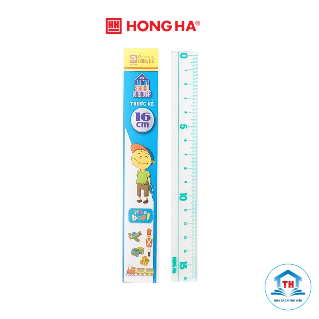 Thước kẻ 16cm Hồng Hà - Thước 3367