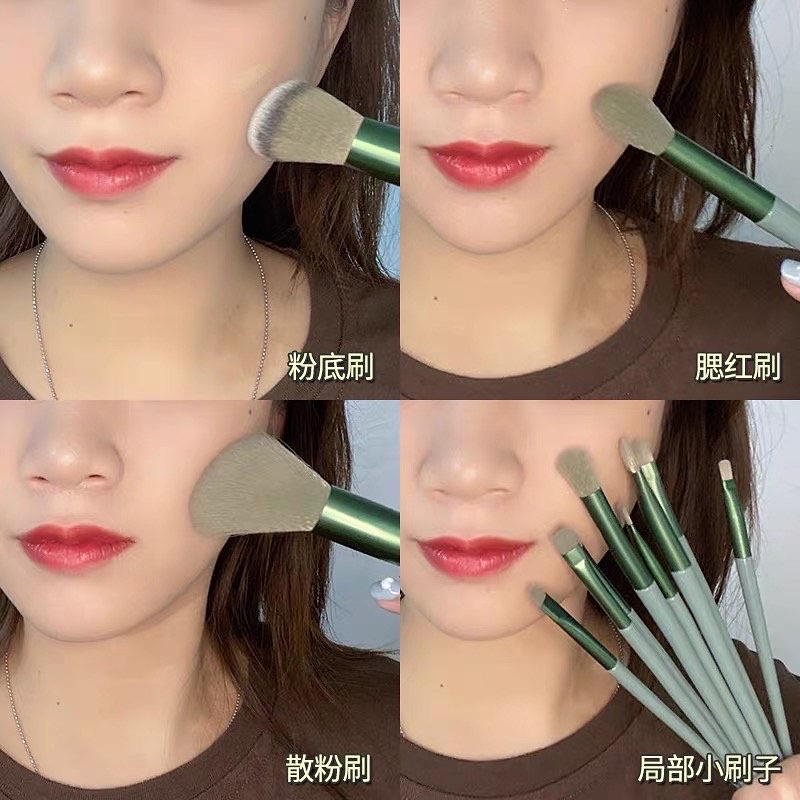 Bộ 13 Cọ Make-Up Chuyên Nghiệp Full Túi Lông