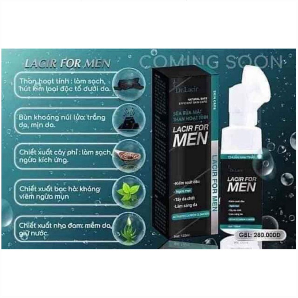 SỮA RỬA MẶT FOR MEN DRLACIR | BigBuy360 - bigbuy360.vn