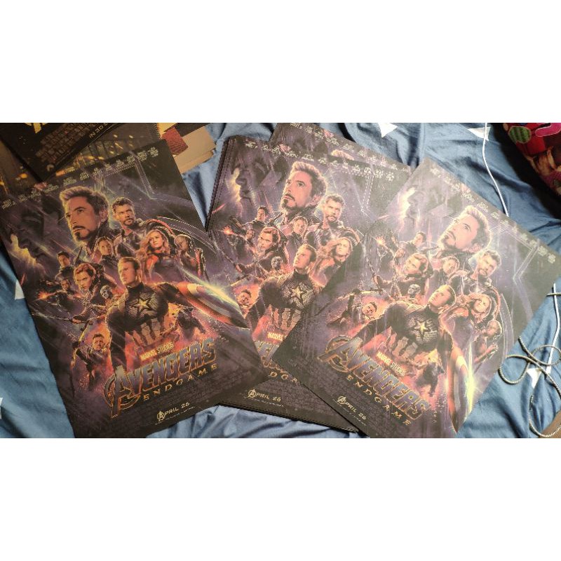 Poster tranh Avengers Marvel Biệt đội siêu anh hùng 35x51cm trang trí, làm quà tặng