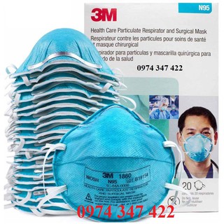 Khẩu trang 3M 1860 N95 DIỆT VIRUTS