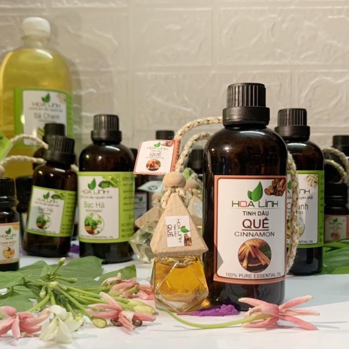 (Combo 5 chai) Tinh dầu Quế nhà làm 100% nguyên chất 50ml : đuổi côn trùng , thơm phòng ( Bao sỉ rẻ nhất)