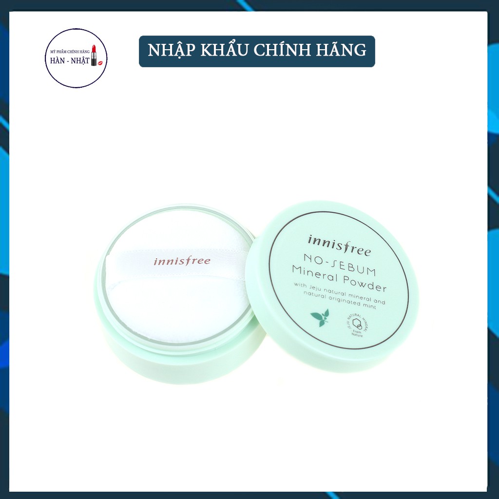 Phấn Phủ innisfree💖Freeship💖phấn phủ dạng Bột Kiềm Dầu Innisfree