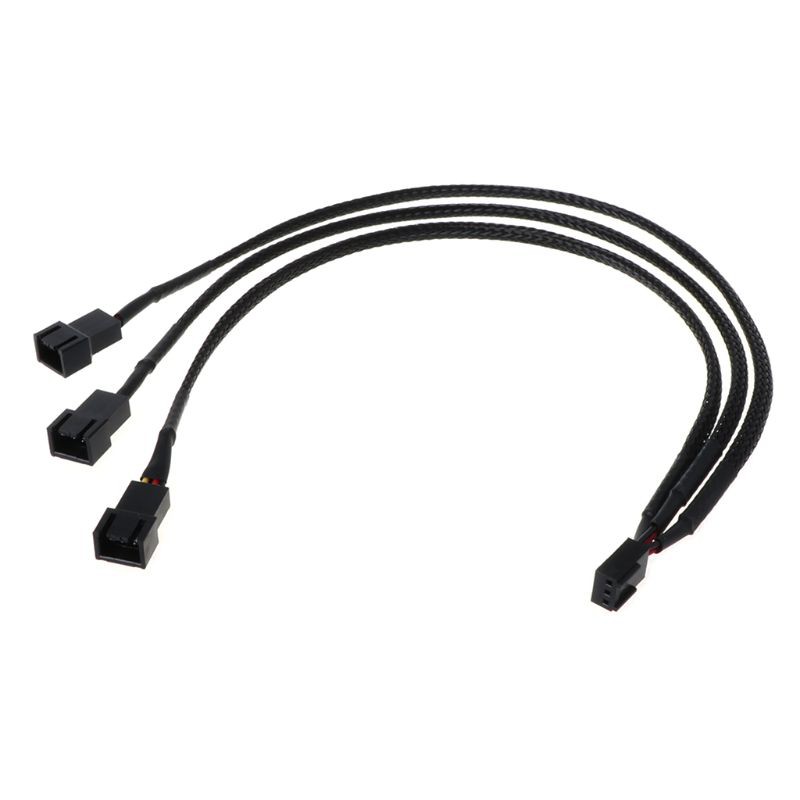 Dây Cáp Nối Chữ Y 12v 30cm 3pin Pwm 1 Sang 3 Cổng Cho Máy Tính