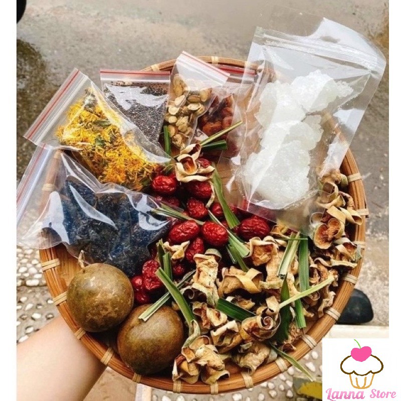 Set trà bí đao La Hán 11 vị nấu 3-5 Lít nước - Gói 500 gram