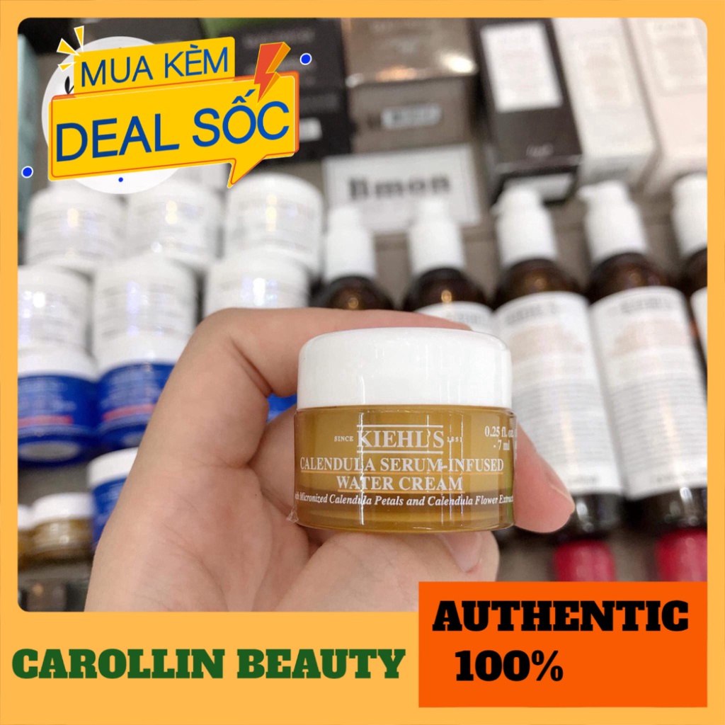Kem dưỡng da 💖 FREESHIP 💋  Kem dưỡng Kiehl's Calendula serum water cream chính hãng 7ml [ Minisize ] CAROLLIN BEAUT | BigBuy360 - bigbuy360.vn