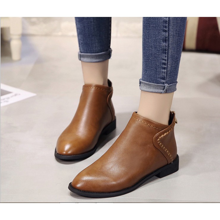 Bốt Nữ Cao Cổ Thời Trang Da Mềm sang chảnh Hàn Quốc | BigBuy360 - bigbuy360.vn