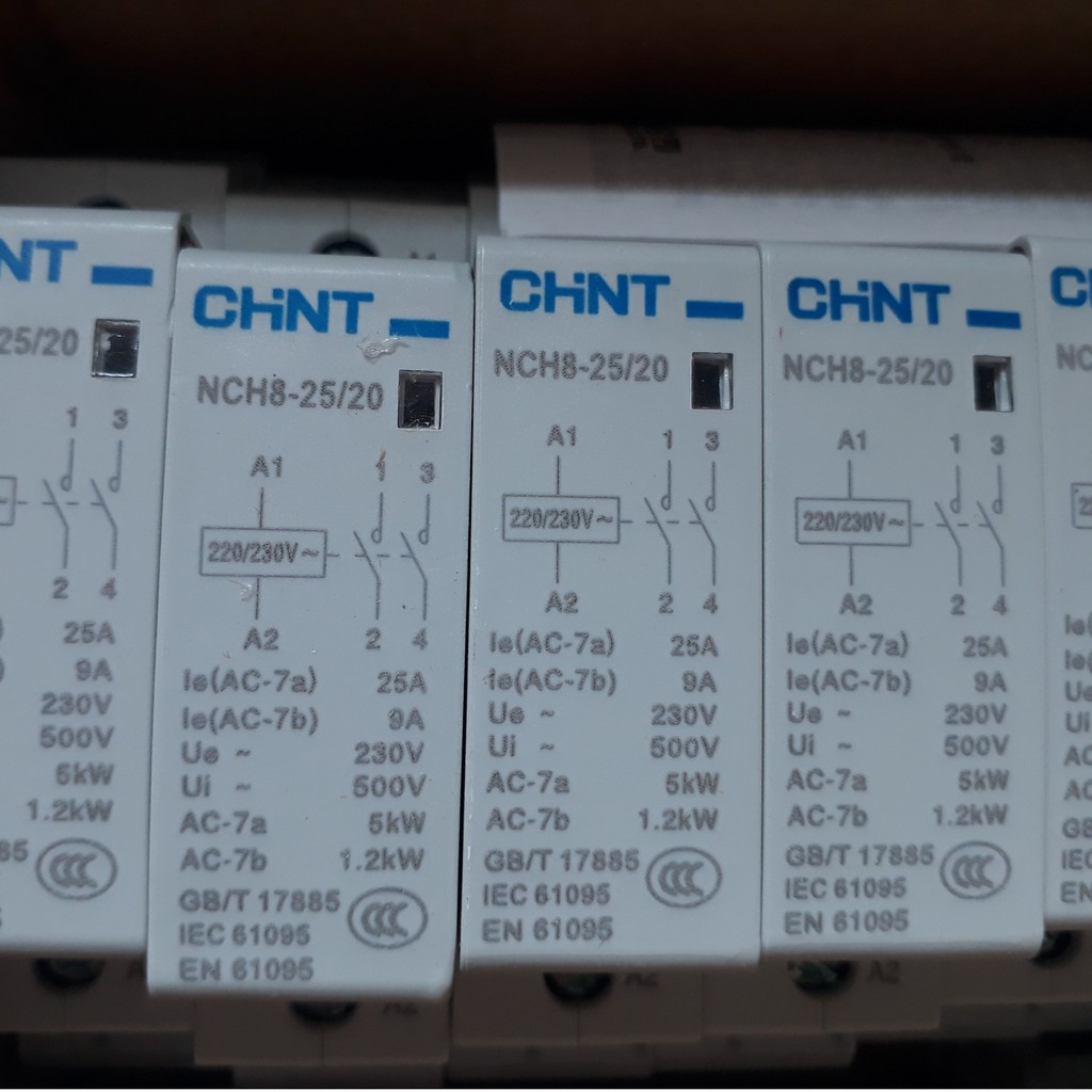 Khởi động từ 1 pha CHINT 25A/220V (Contactor)
