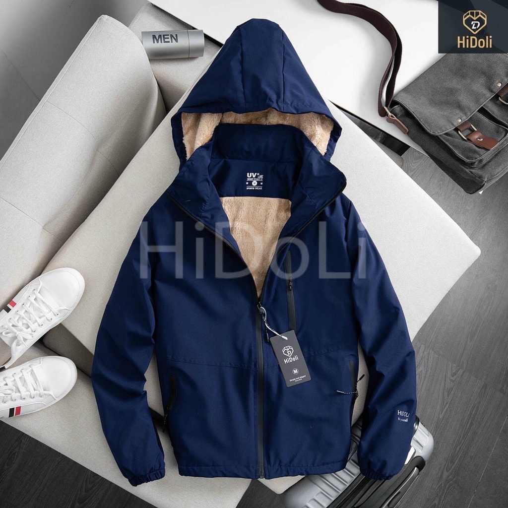 (VIDEO) ÁO GIÓ LÓT LÔNG size (NAM & NỮ), Lớp vải dù tráng bạc chống nước 100%, trong lót lông cừu dày dặn, vô cùng ấm áp | BigBuy360 - bigbuy360.vn