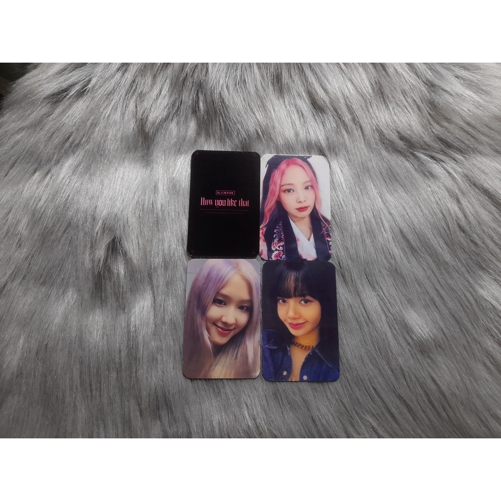 Bộ ảnh photocard fanmade BLACKPINK How You Like That Streaming Event E152