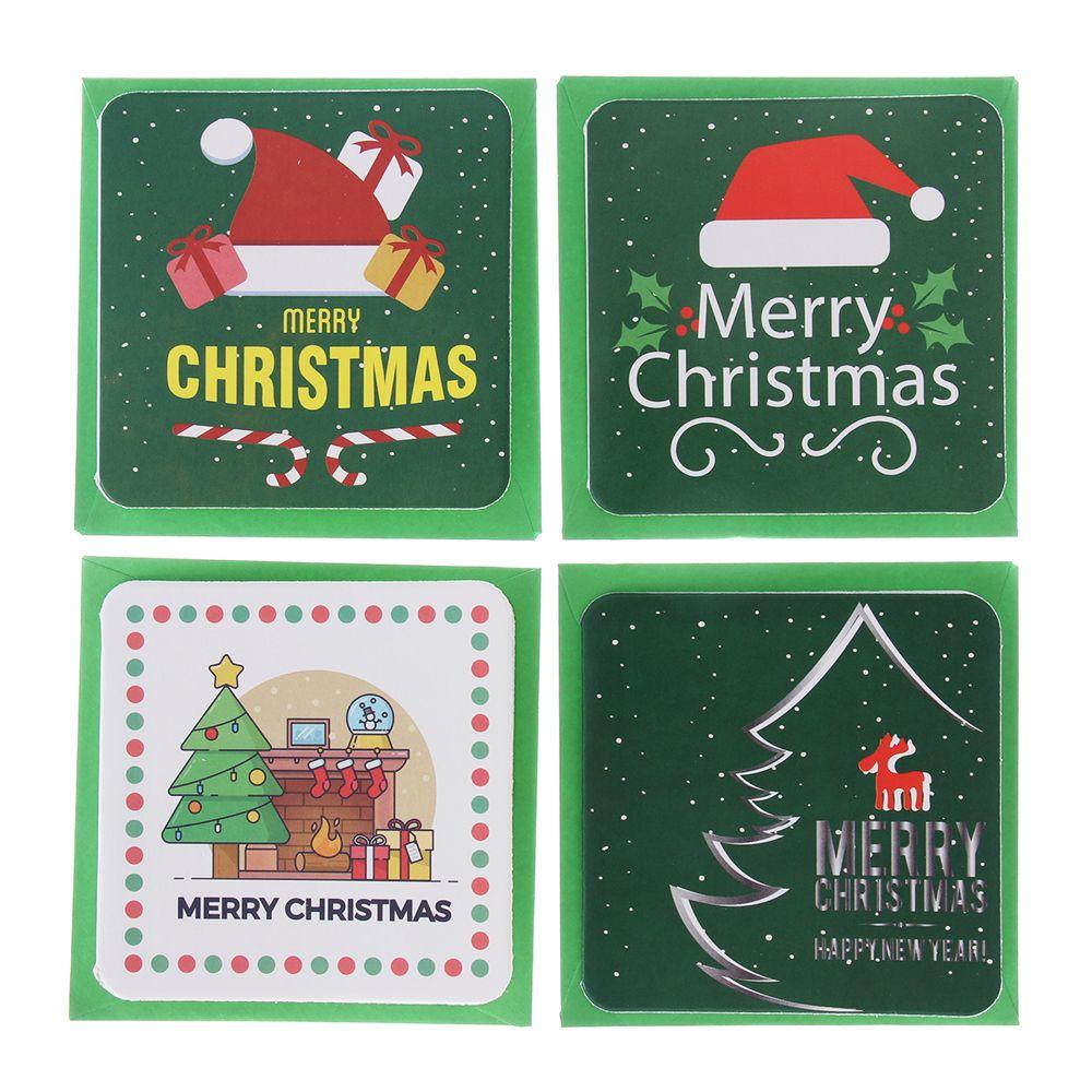 LAKAMIER Set 24 Tấm Thiệp Chúc Mừng Năm Mới / Giáng Sinh