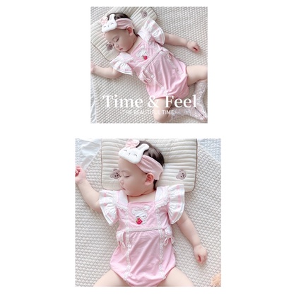 Bộ Body công chúa cho bé 0-2 tuổi style Hàn Quốc cotton mềm (2022)