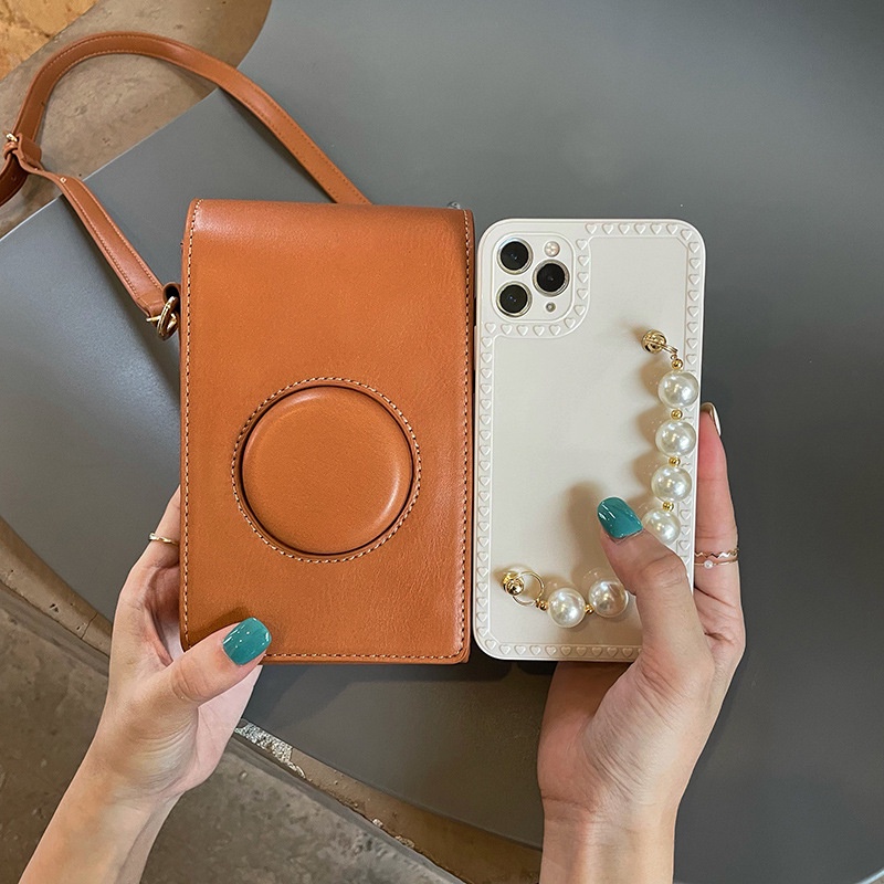 Túi Đựng Điện Thoại / Máy Ảnh Đeo Vai mini Kiểu vintage Dễ Thương