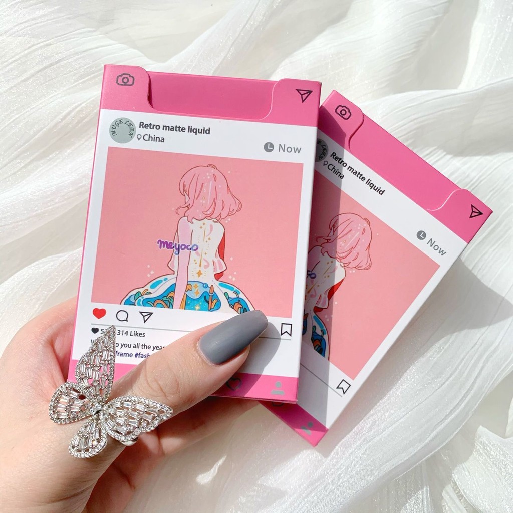 Set Son 5 Cây Muge Leen Cô Gái Meyoco Retro Matte Liquid | Thế Giới Skin Care